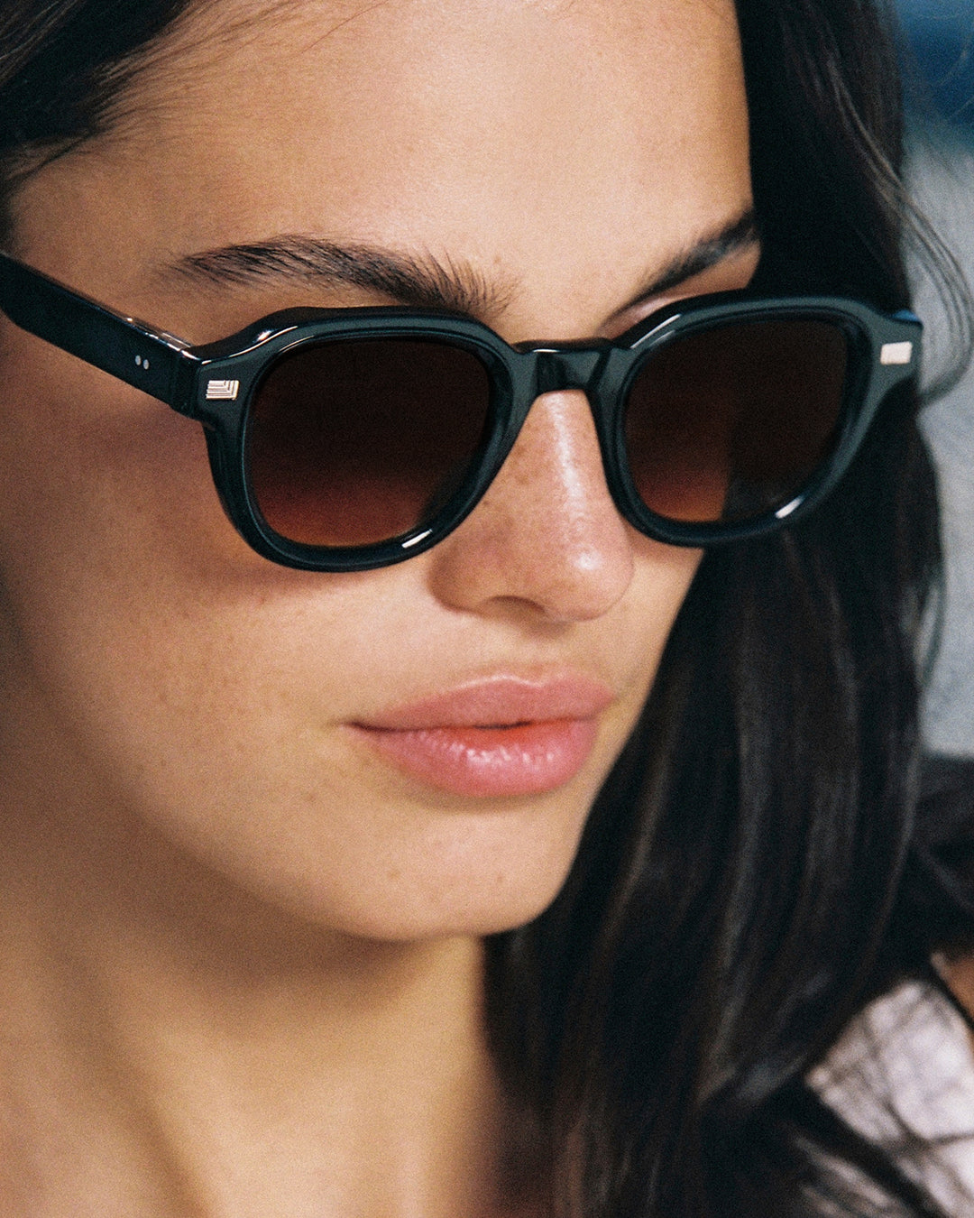 The Napoli Square Men's Sunglasses in Black | Jimmy Fairly US