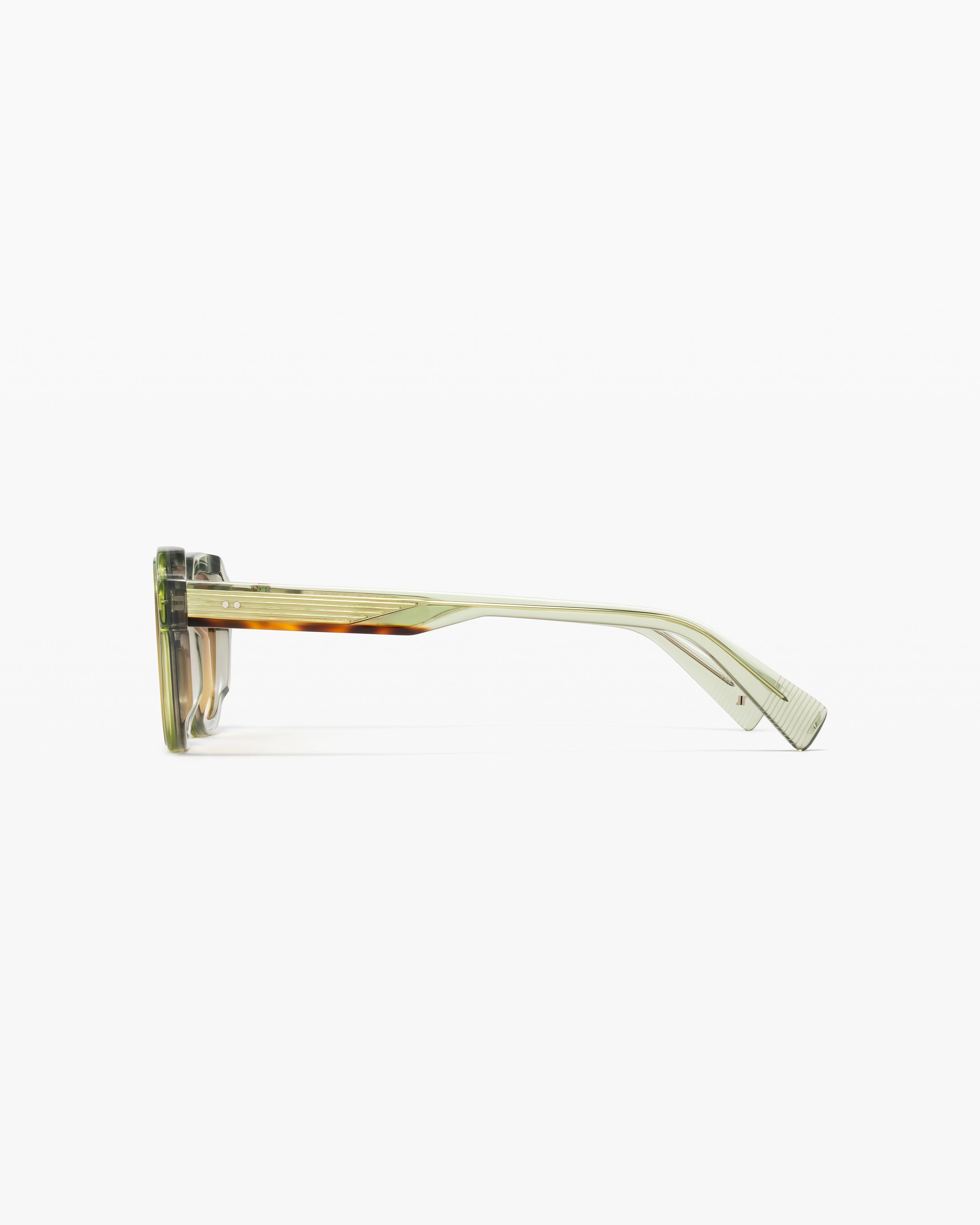 The Napoli Medium Men's Sunglasses in Green | Jimmy Fairly EN FR