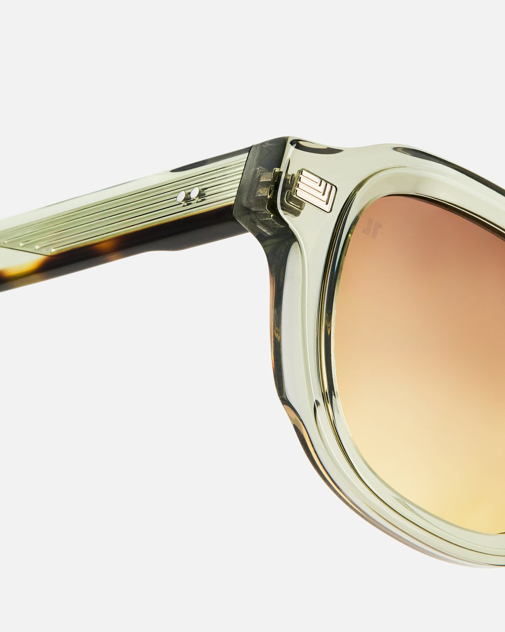 La Napoli Carré Lunettes de Soleil pour homme in Vert