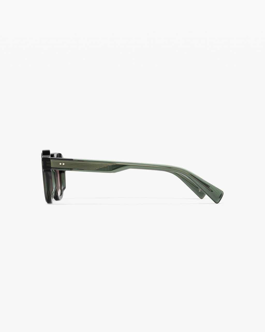 The Napoli Square Men's Sunglasses in Gray
