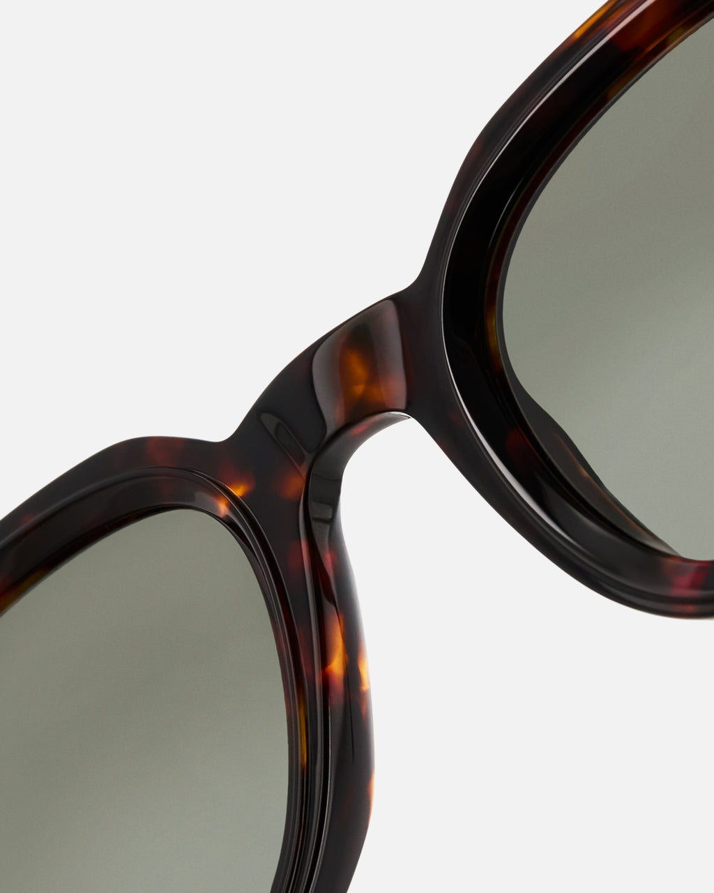 La Napoli Carré Lunettes de Soleil pour homme in Ecaille foncée