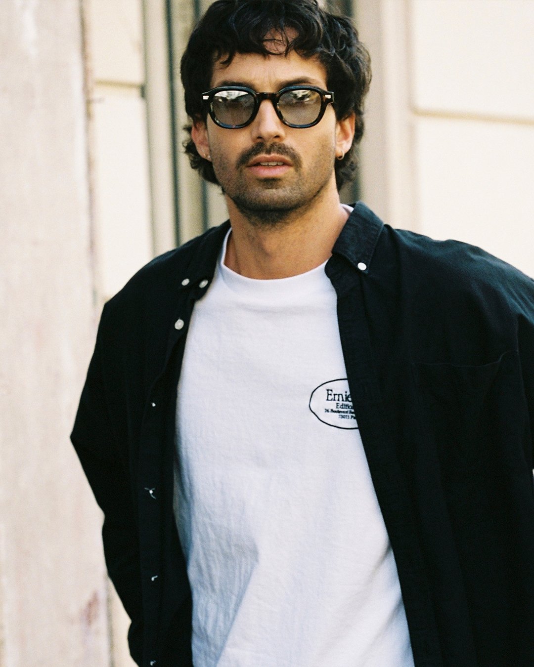 The Napoli Square Men's Sunglasses in Dark Tortoise