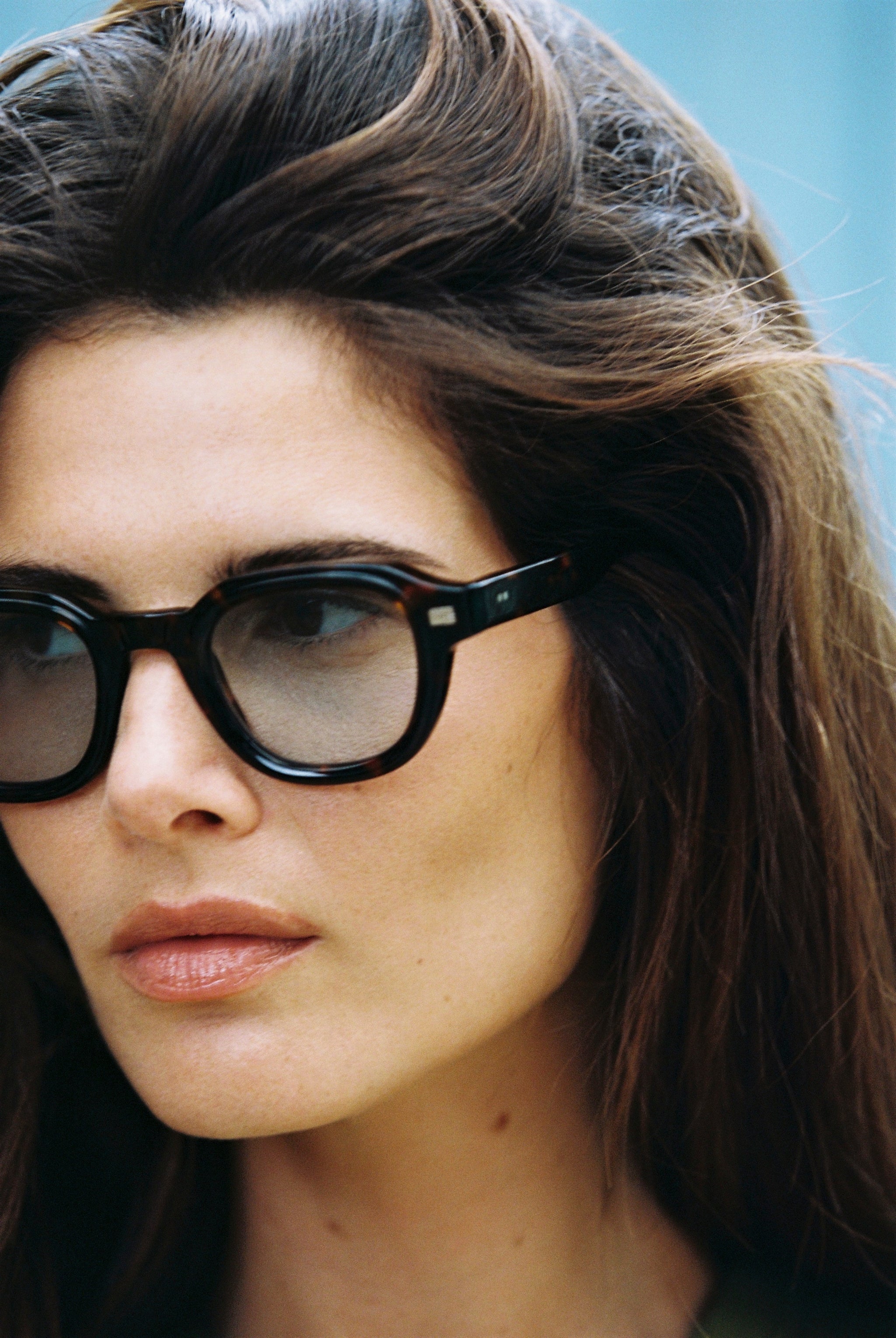 The Napoli Square Men's Sunglasses in Dark Tortoise