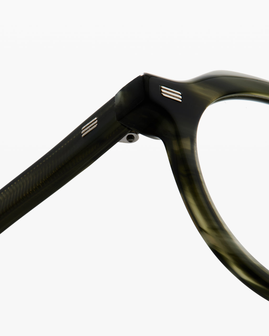 The Harlem Rund Herrenbrillen in Dunkelgrün