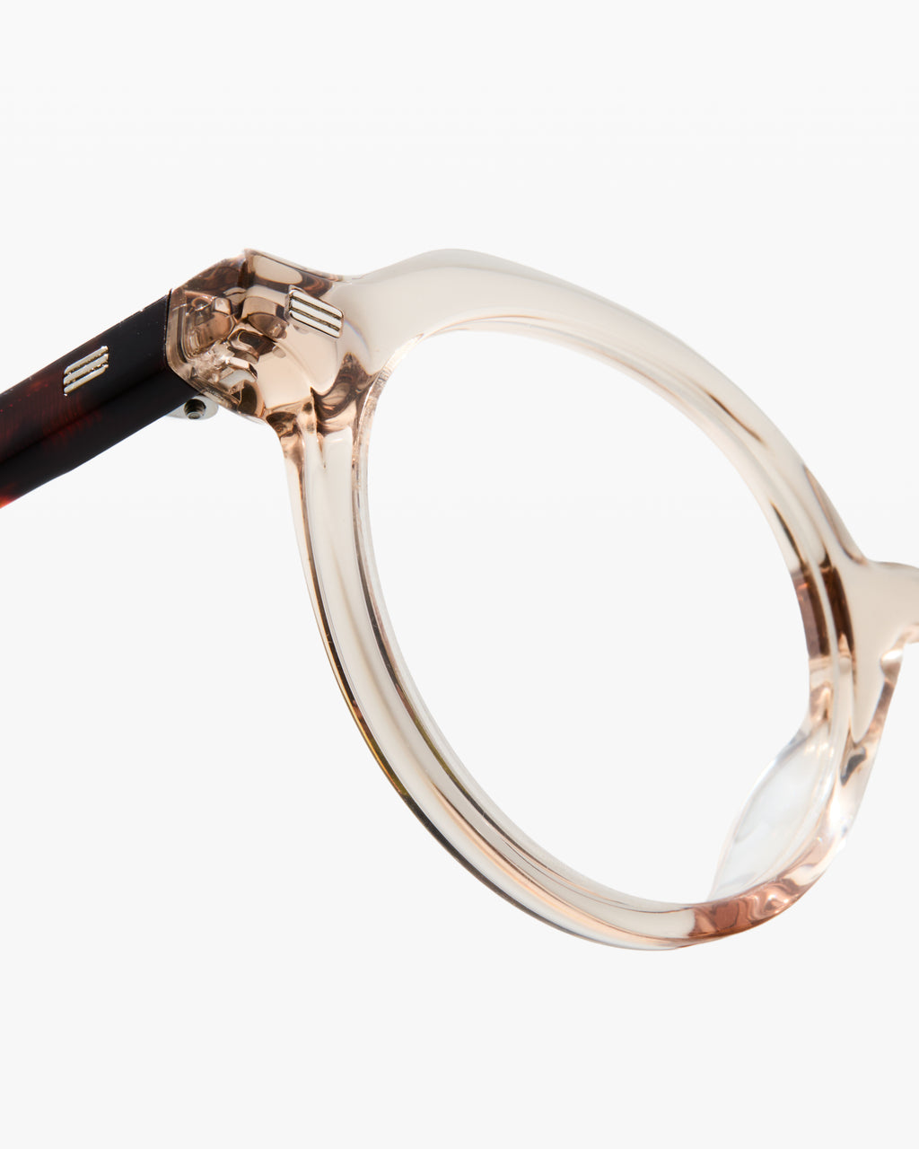 The Harlem Rund Herrenbrillen in Transparent