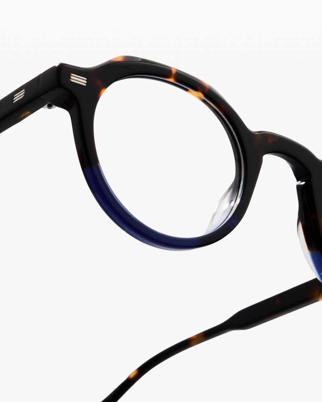 The Harlem Rund Herrenbrillen in Dark Tortoise
