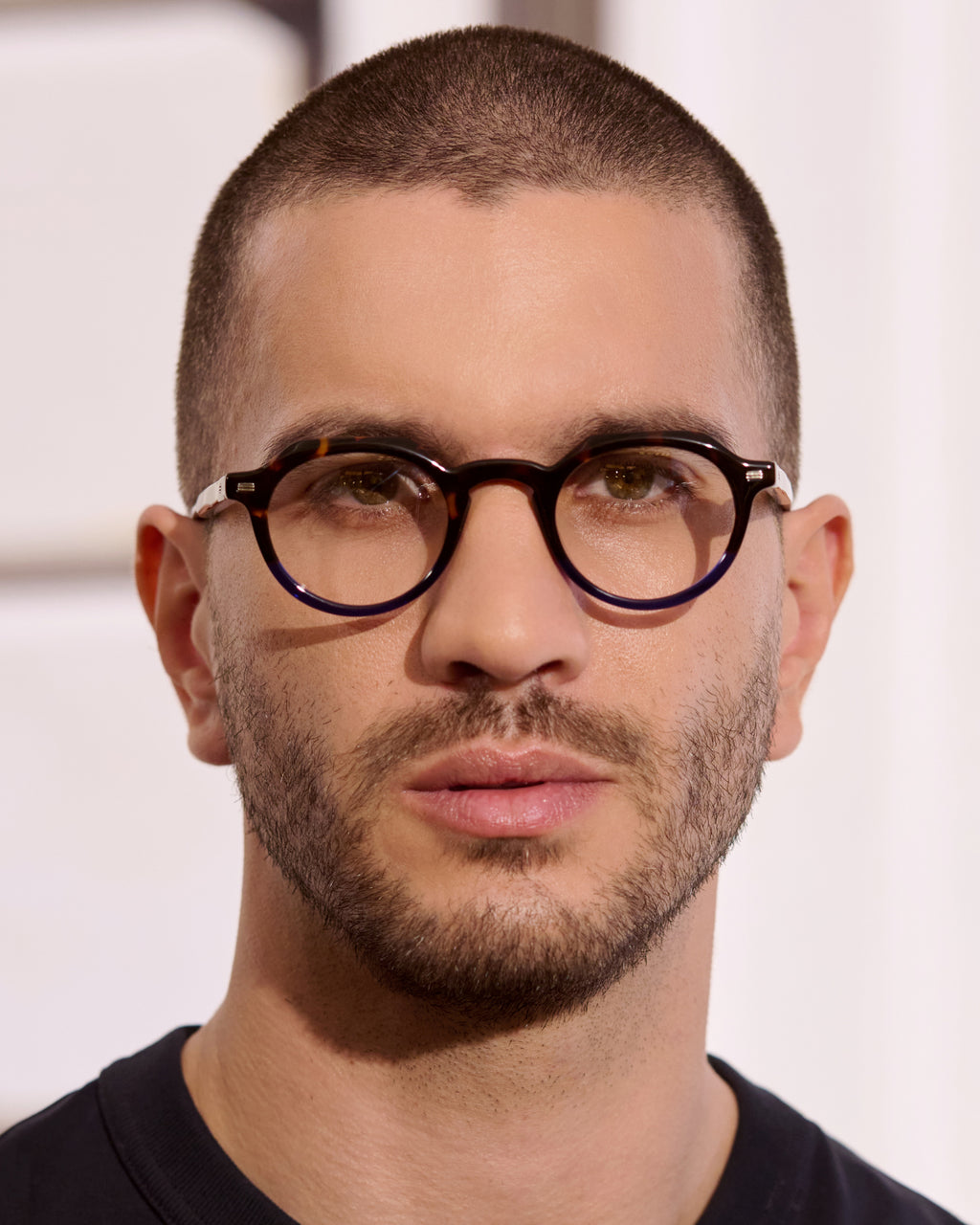 The Harlem Rund Herrenbrillen in Dark Tortoise