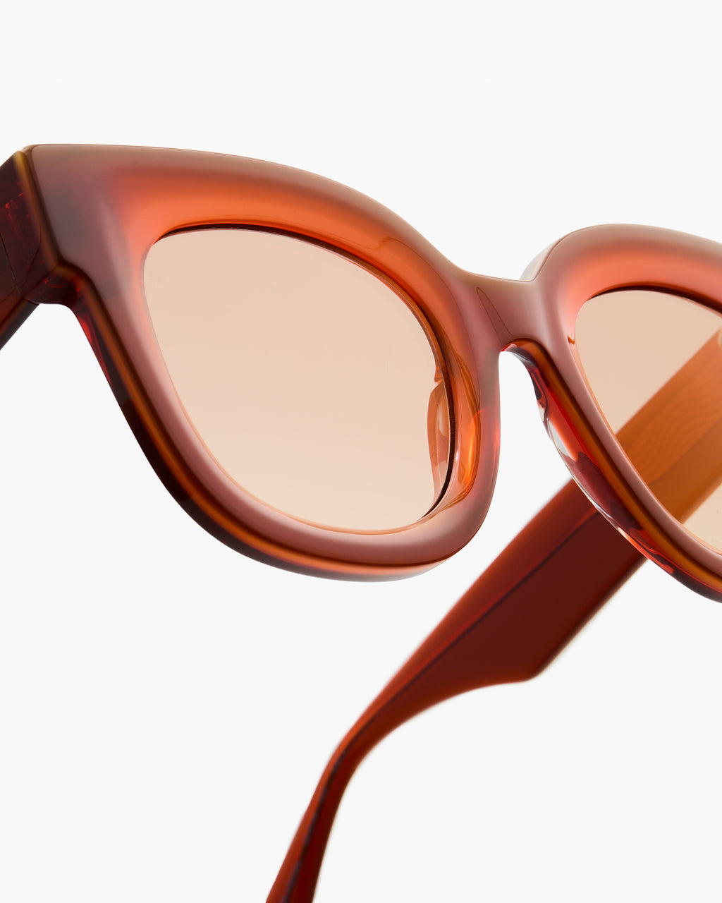 The Maya Schmetterling Damen-Sonnenbrillen in Rot