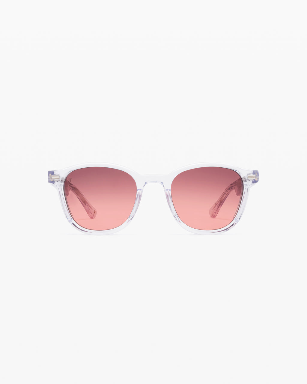 The Adrian Rectangular Men's Sunglasses in Transparent