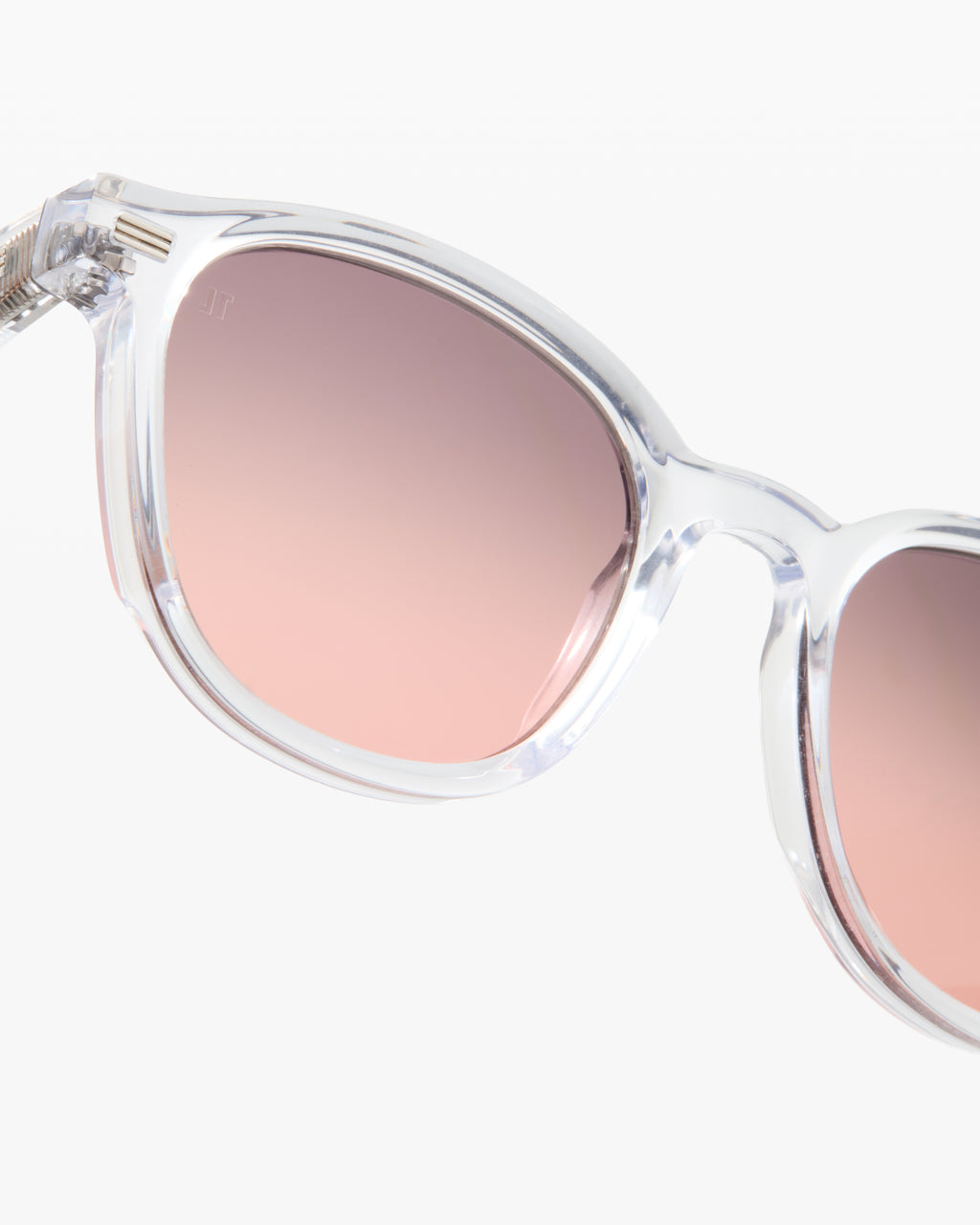 The Adrian Rectangular Men's Sunglasses in Transparent