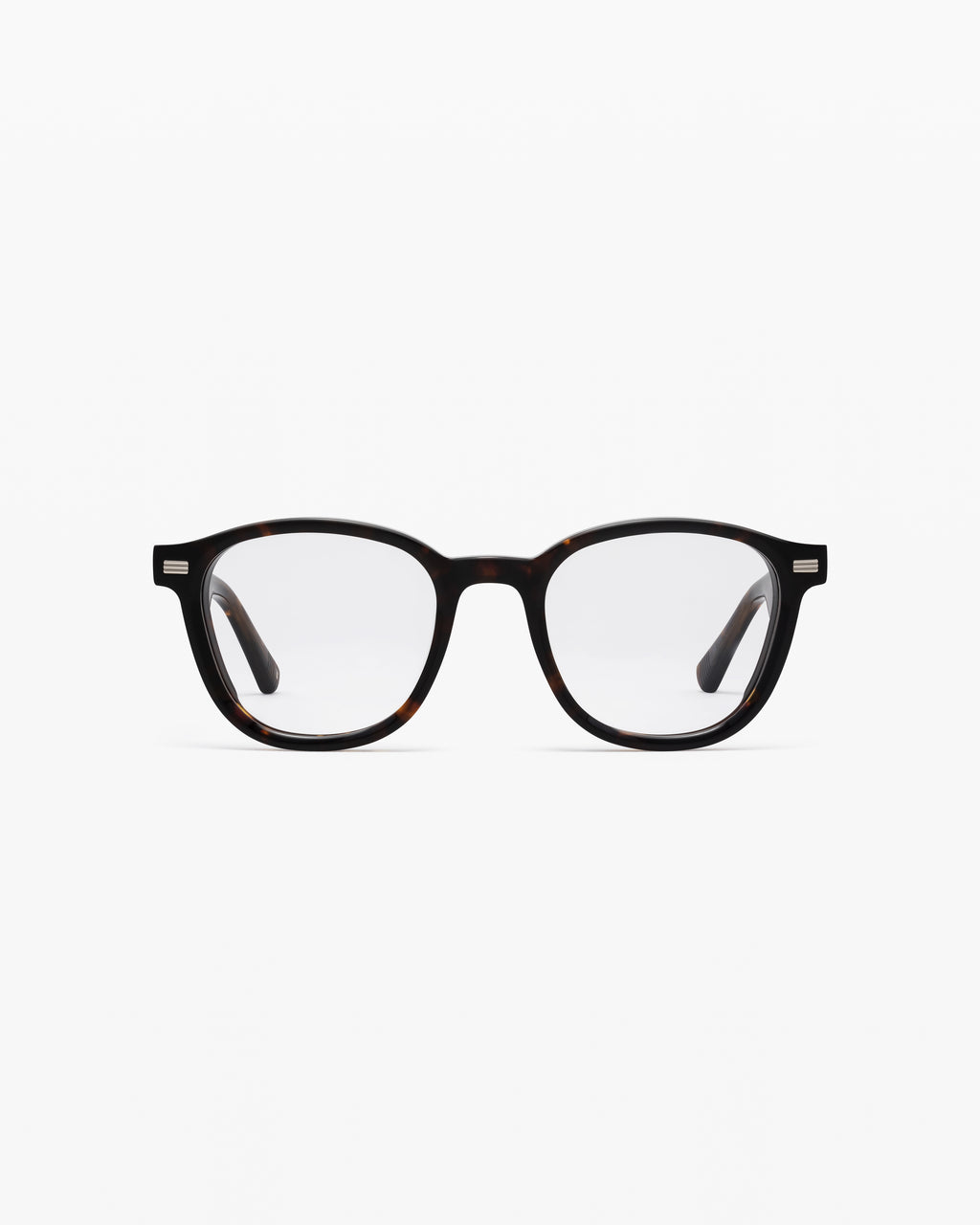 The Adrian Rechteckig Herrenbrillen in Dark Tortoise