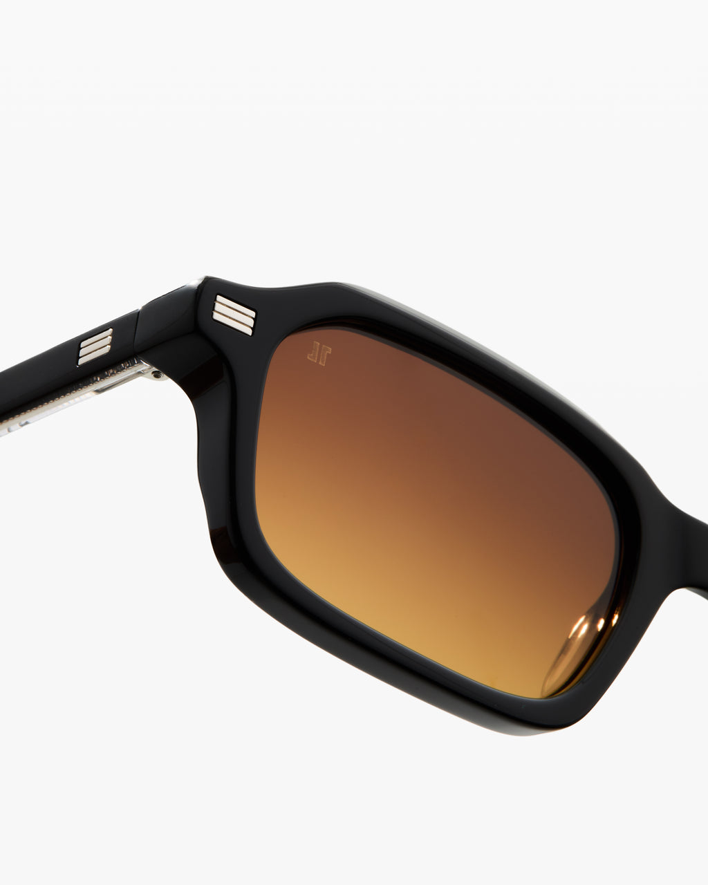 The Idro Rechteckig Damen-Sonnenbrillen in Schwarz