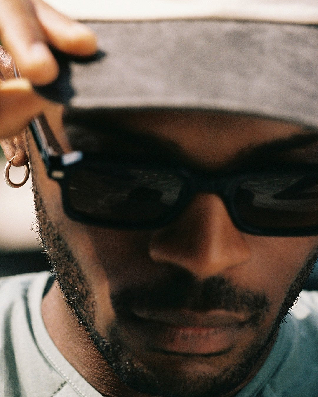 The Idro Rectangular Women's Sunglasses in Black