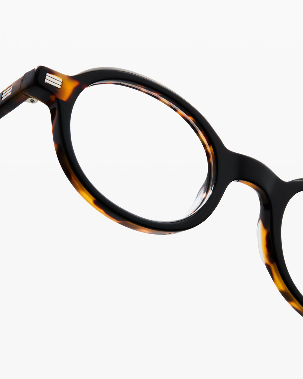 The Alvie Oval Men's Eyeglasses in Black
