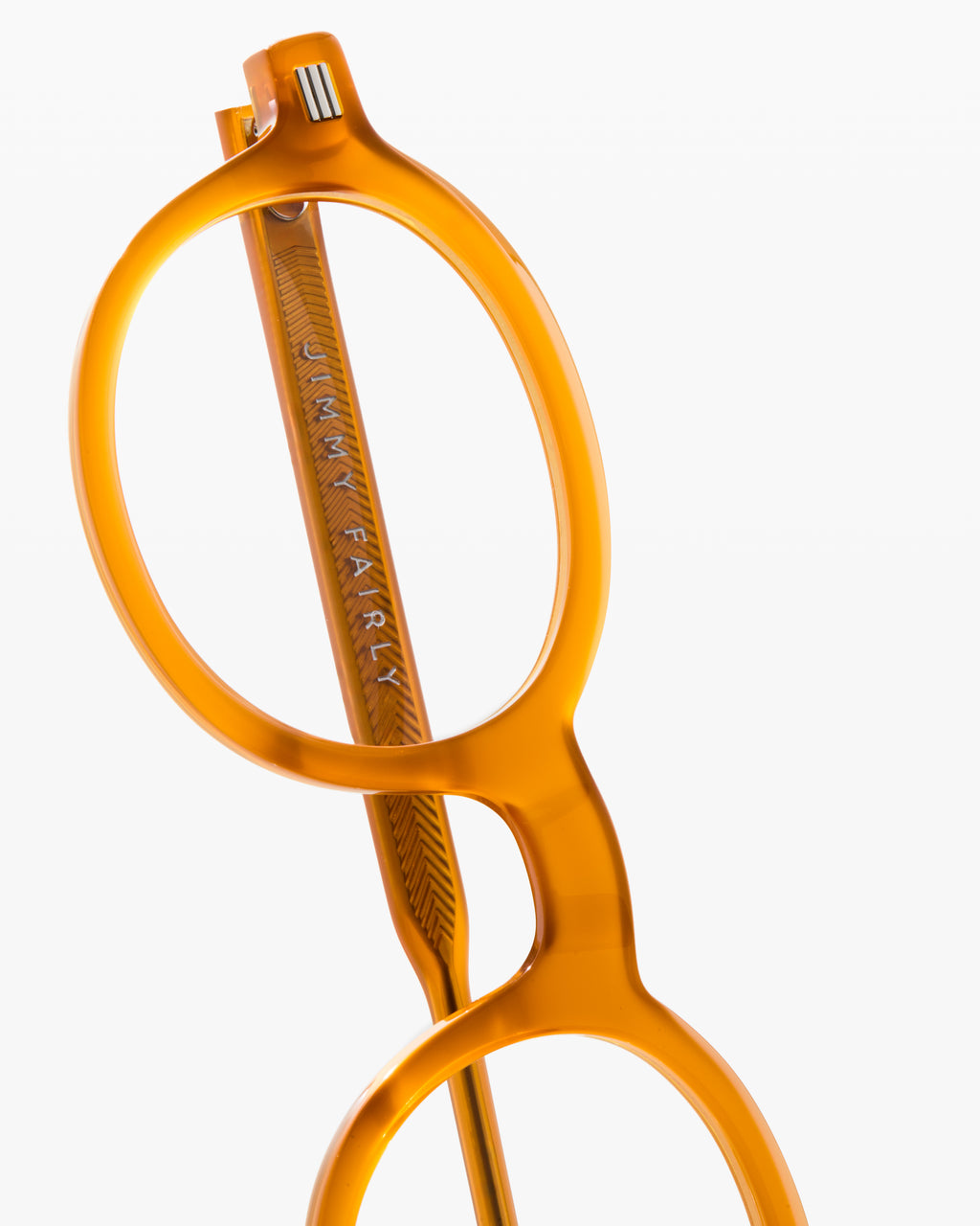 The Alvie Oval Herrenbrillen in Gelb