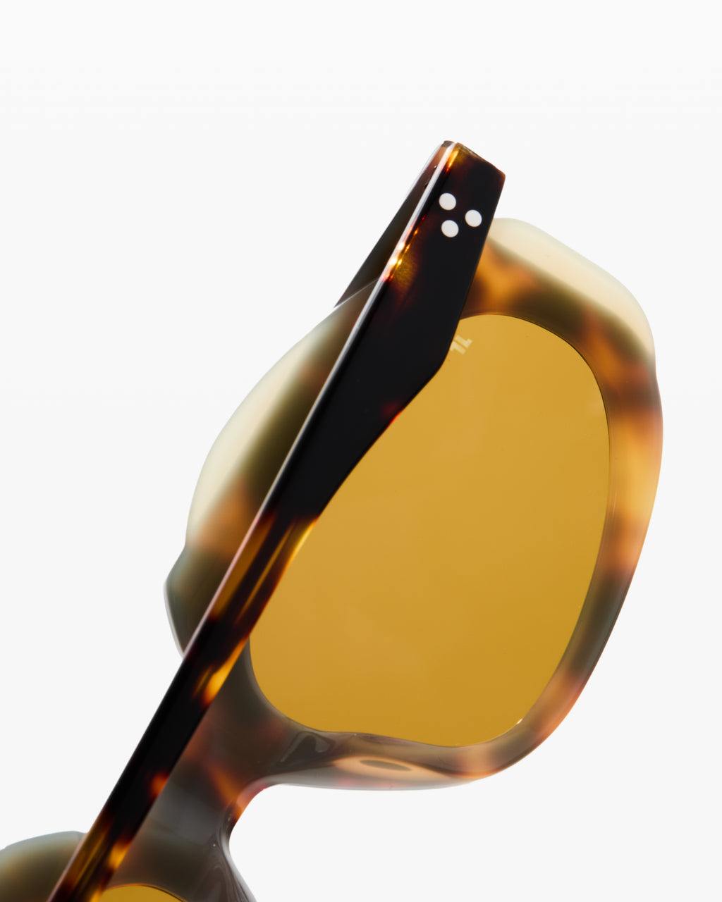 La Ona Rectangular Gafas de Sol para Mujer in Carey