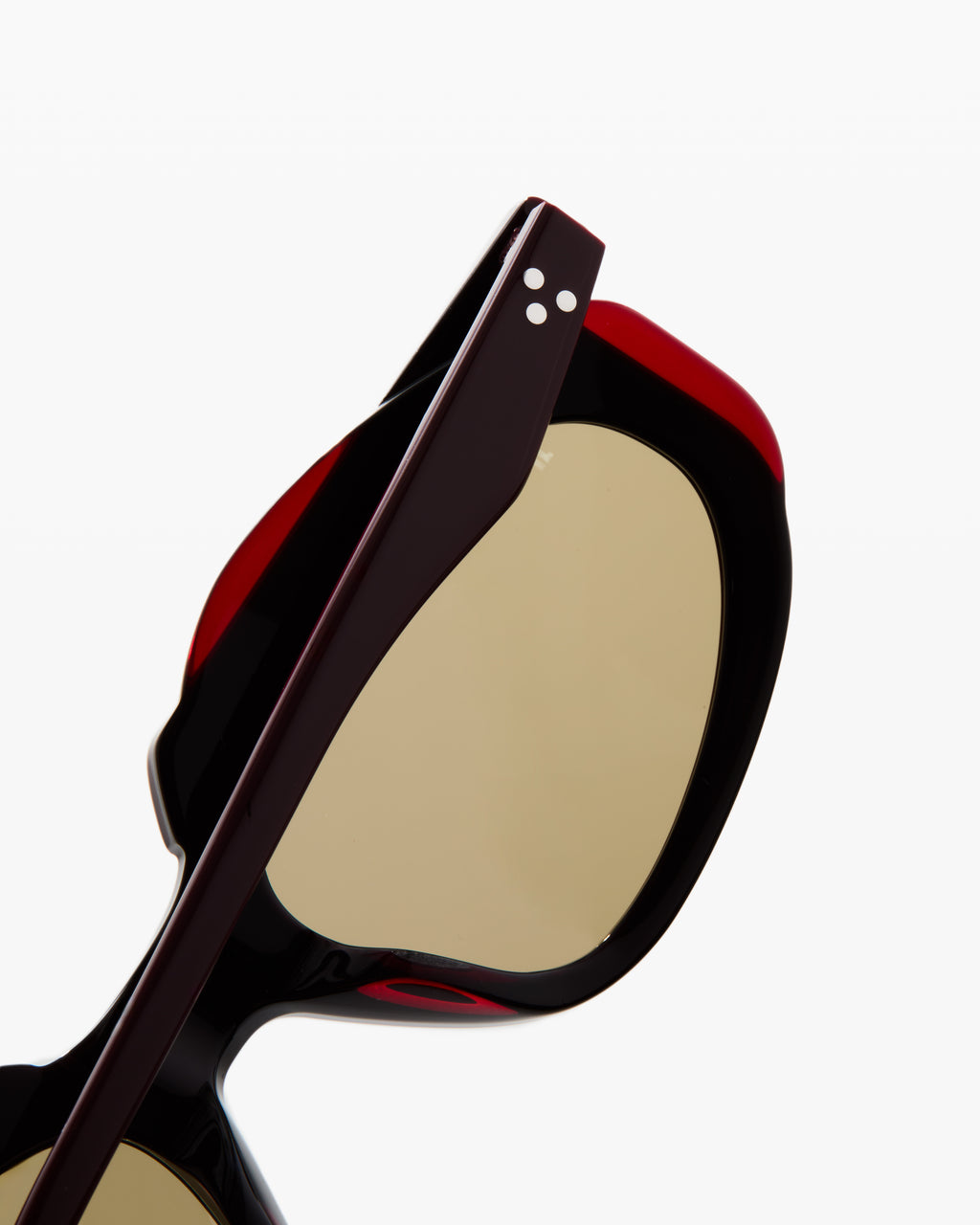 Il Ona Rettangolari Occhiali da sole da Donna in Rosso