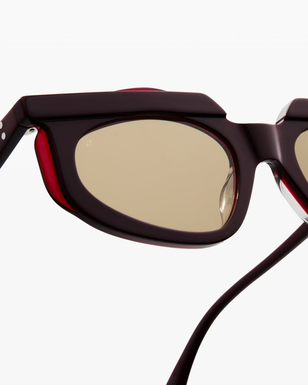 Il Ona Rettangolari Occhiali da sole da Donna in Rosso