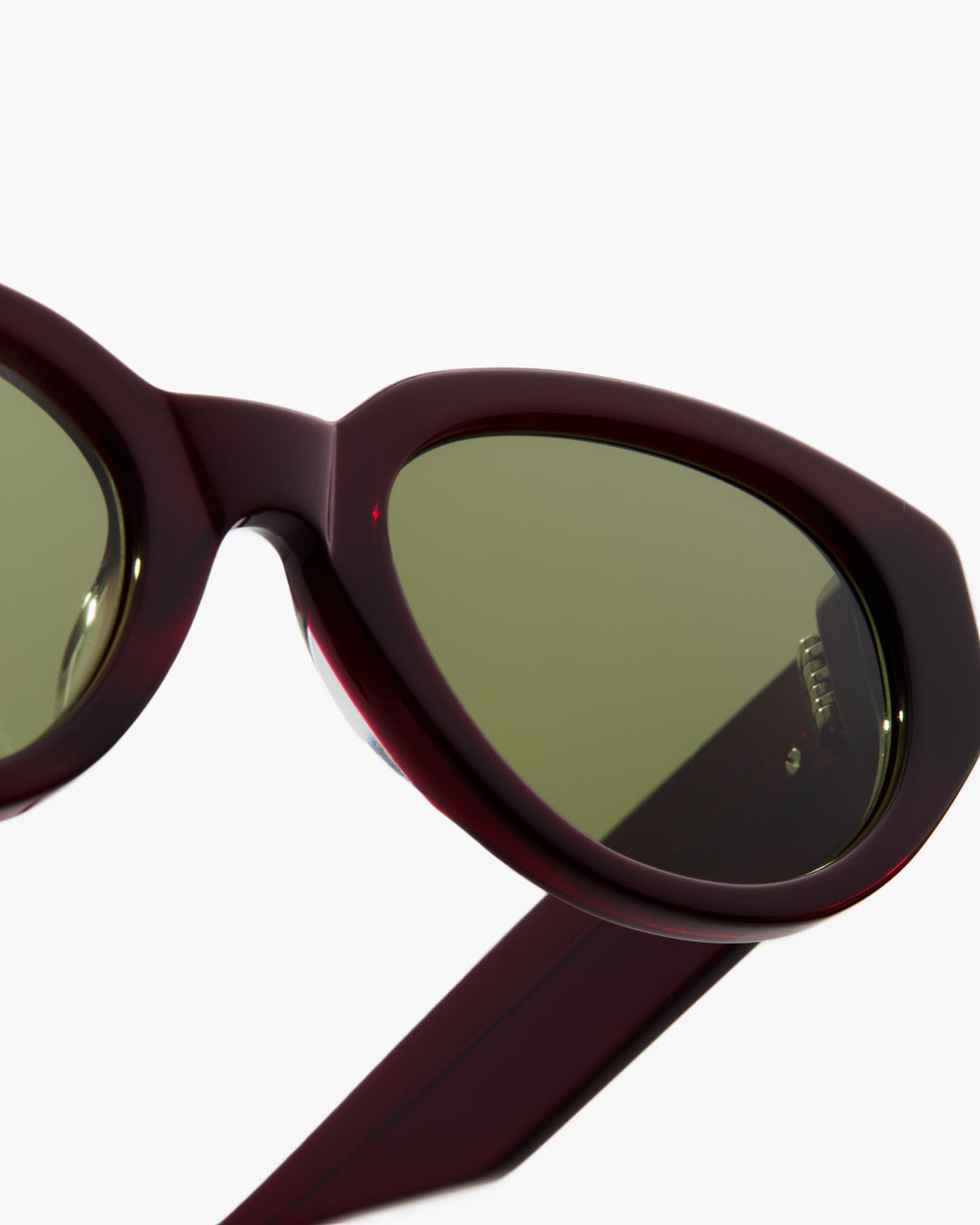 The Meli Oval Damen-Sonnenbrillen in Rot