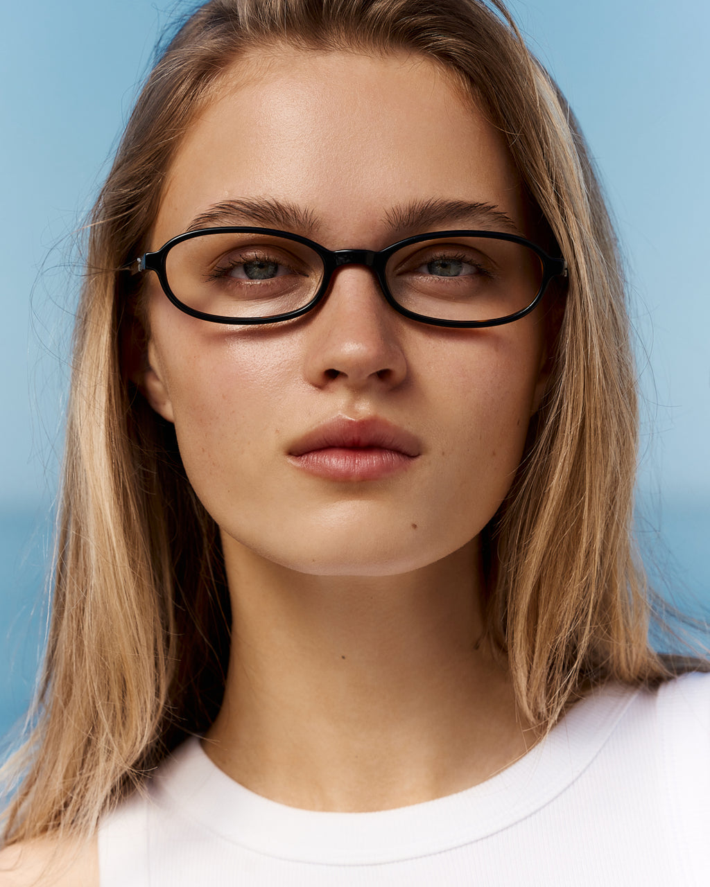 La Emmy Ovale Lunettes de Vue pour femme in Noir