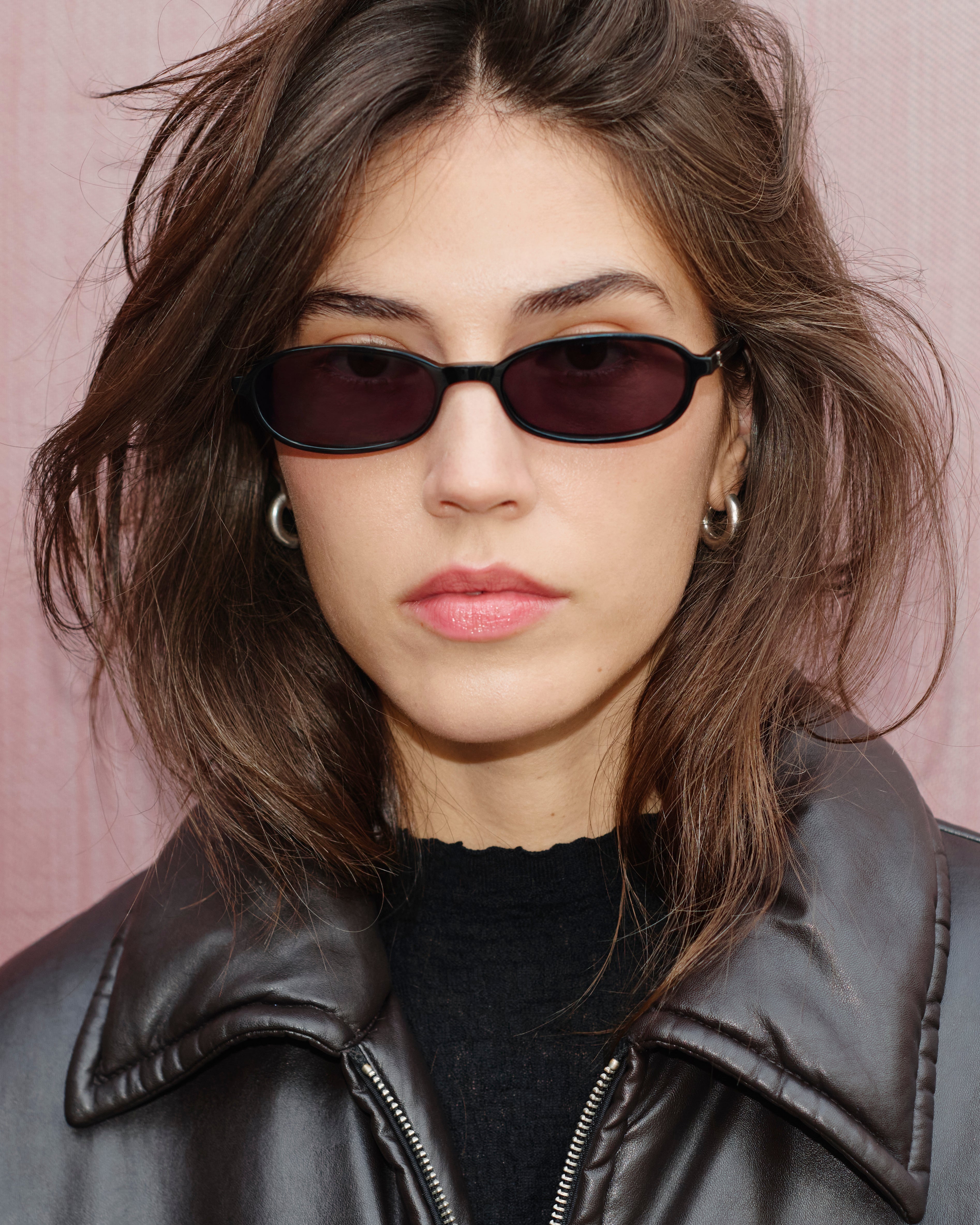 The Emmy Medium Women's Sunglasses in Black | Jimmy Fairly US