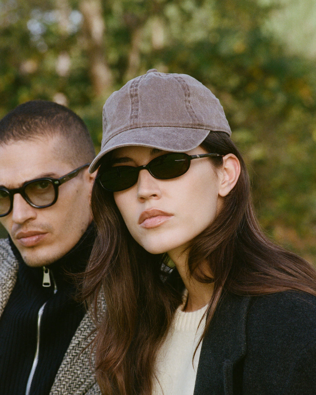 The Emmy Oval Damen-Sonnenbrillen in Schwarz