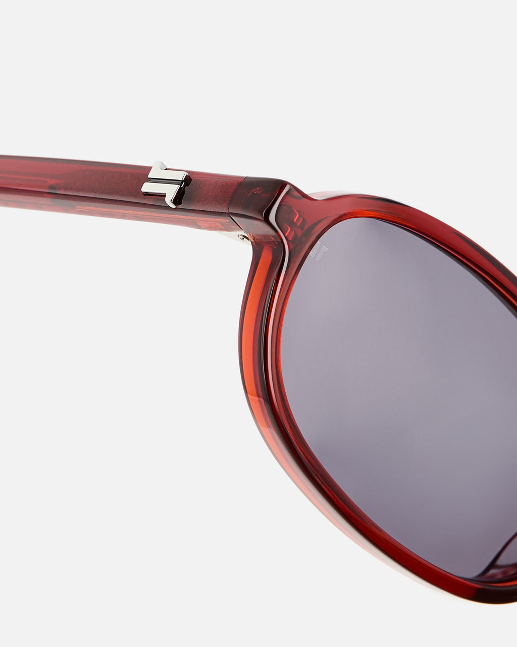 La Emmy Ovaladas Gafas de Sol para Mujer in Rojo