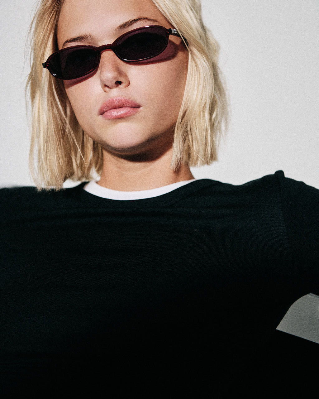 The Emmy Oval Damen-Sonnenbrillen in Rot