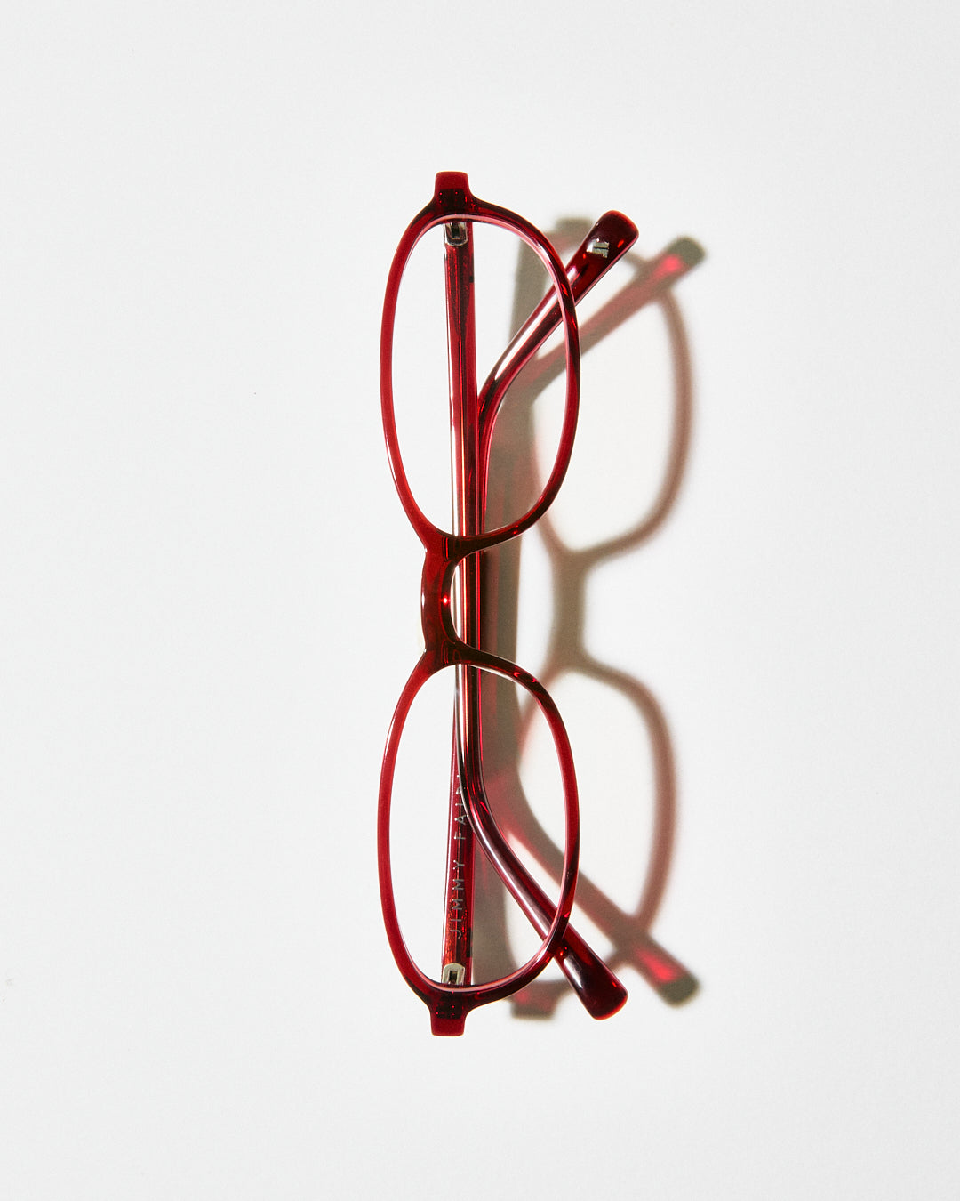 The Emmy Oval Women's Eyeglasses in Red