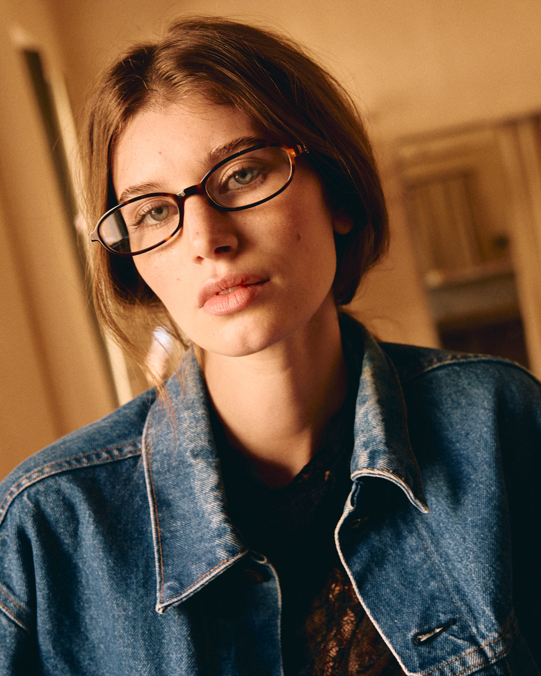 The Emmy Medium Women's Eyeglasses in Tortoise | Jimmy Fairly Inter EN