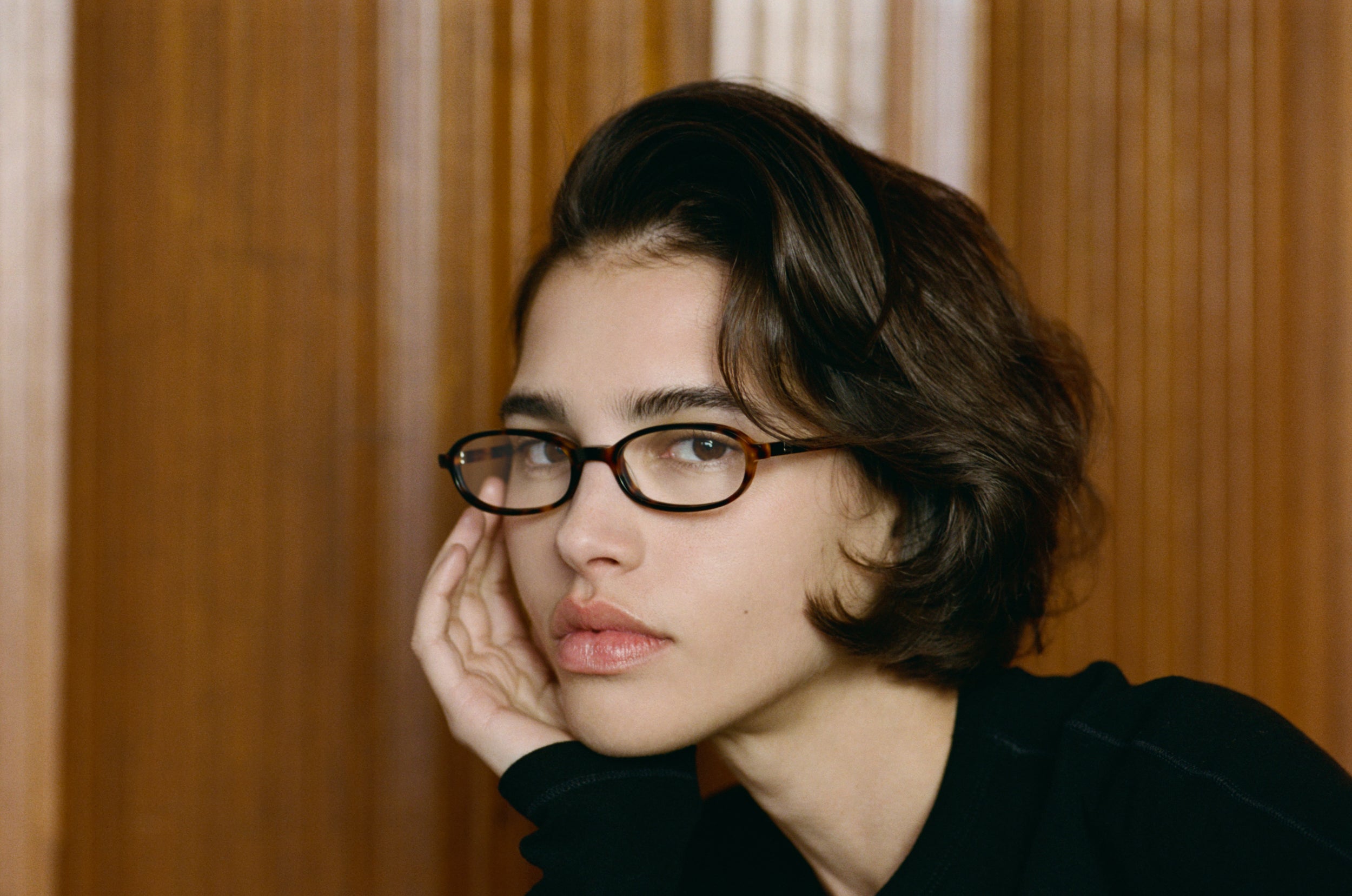 The Emmy Oval Women's Sunglasses in Tortoise