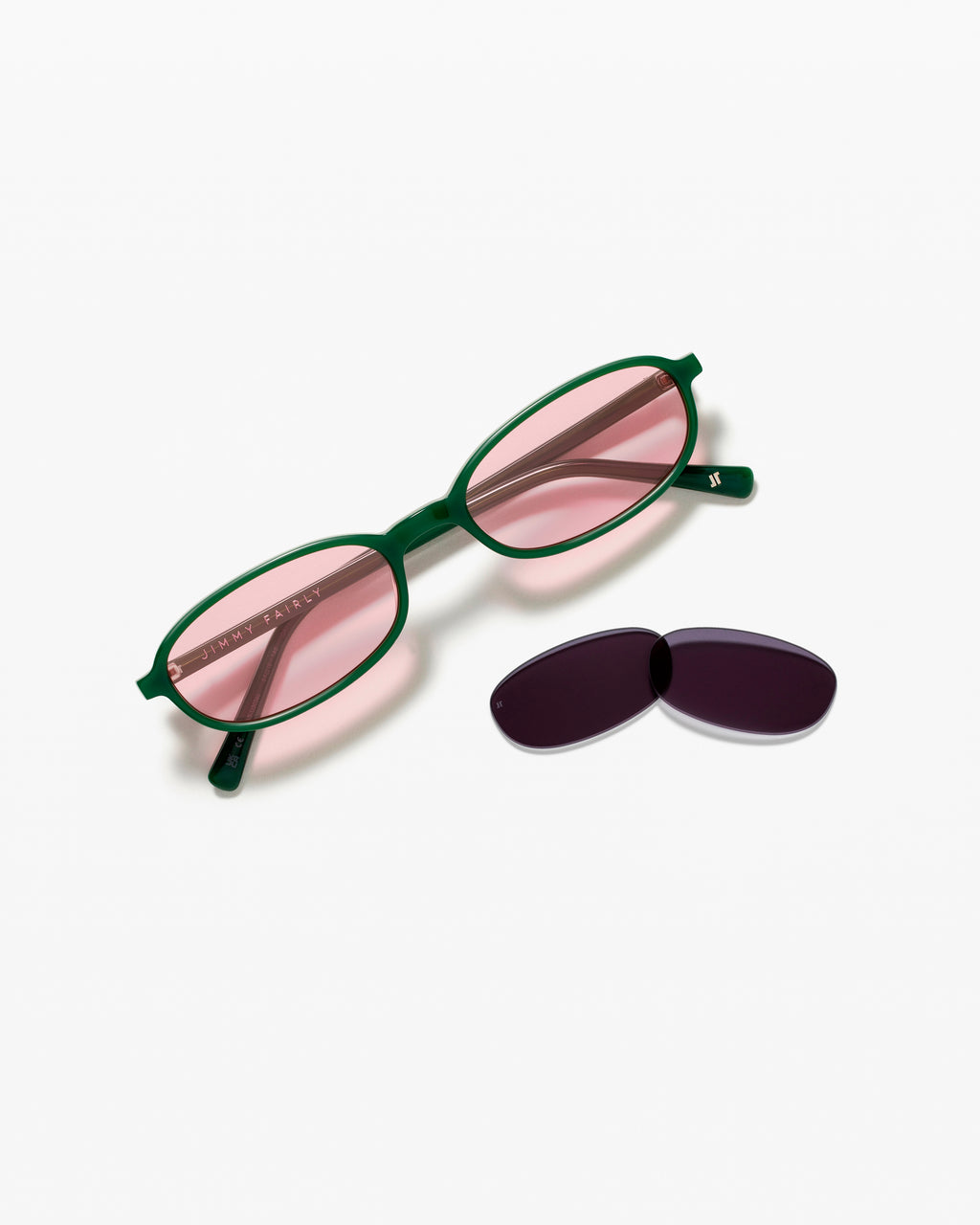 The Emmy Oval Women's Sunglasses in Green