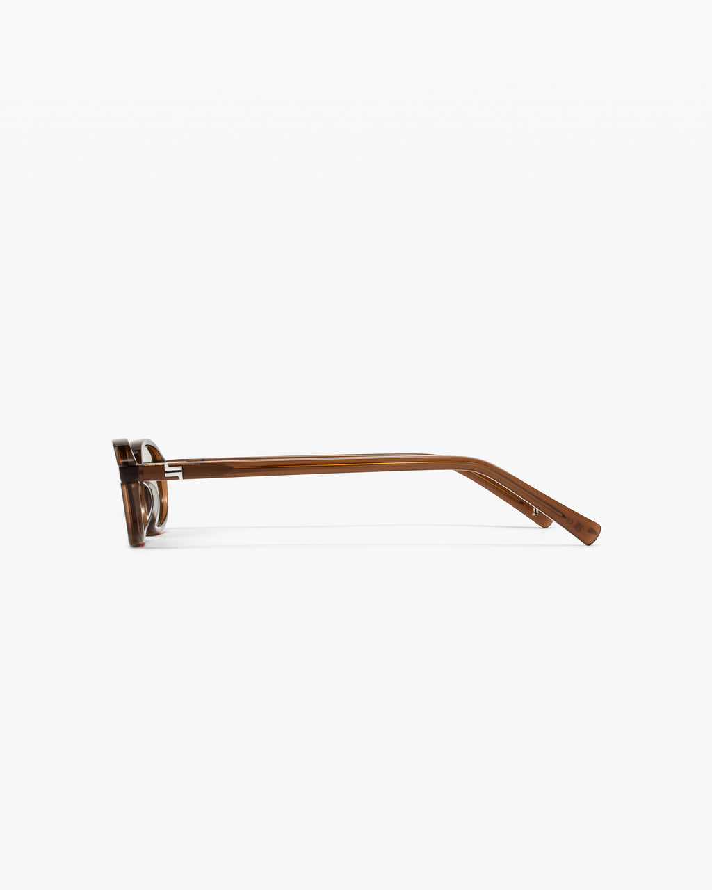 The Emmy Rectangular Women's Sunglasses in Brown