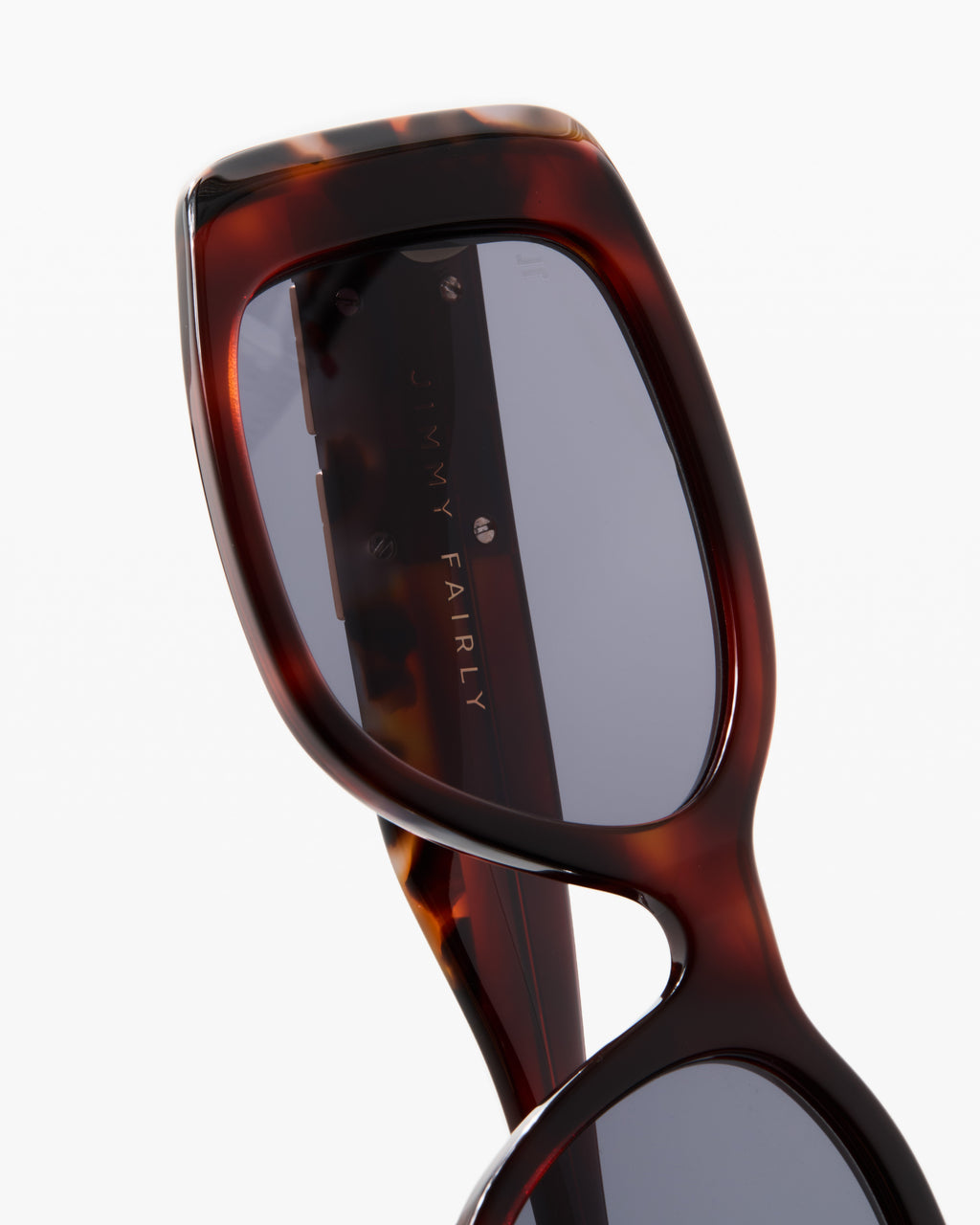 The Olva Rechteckig Damen-Sonnenbrillen in Tortoise