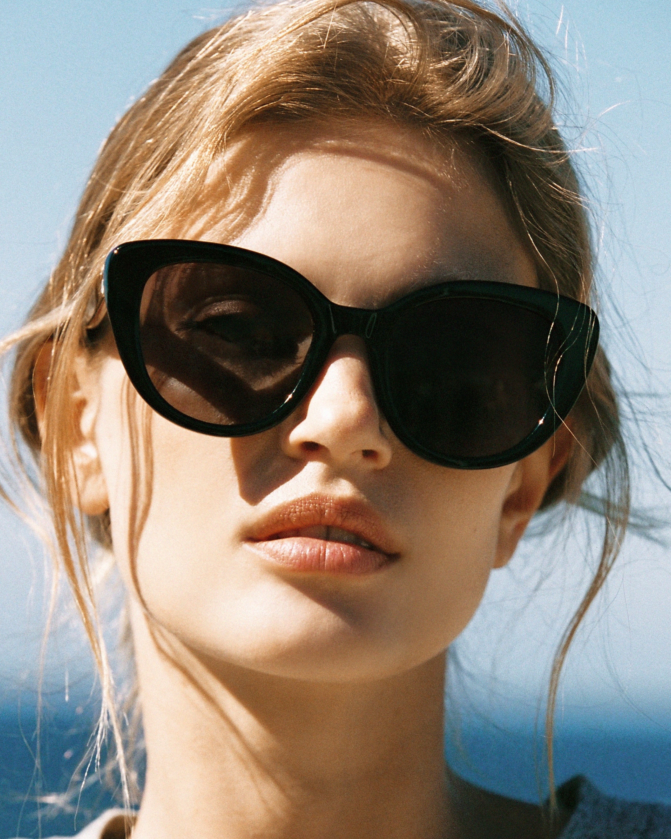 The Sofia Butterfly Women's Sunglasses in Black