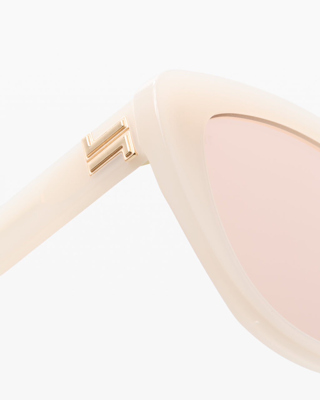 The Sofia Butterfly Women's Sunglasses in Ivory