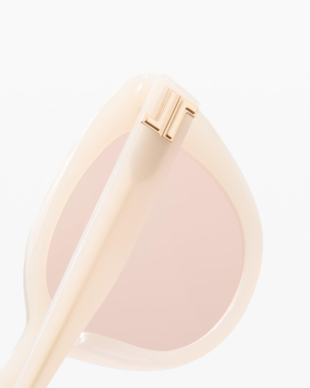 The Sofia Butterfly Women's Sunglasses in Ivory