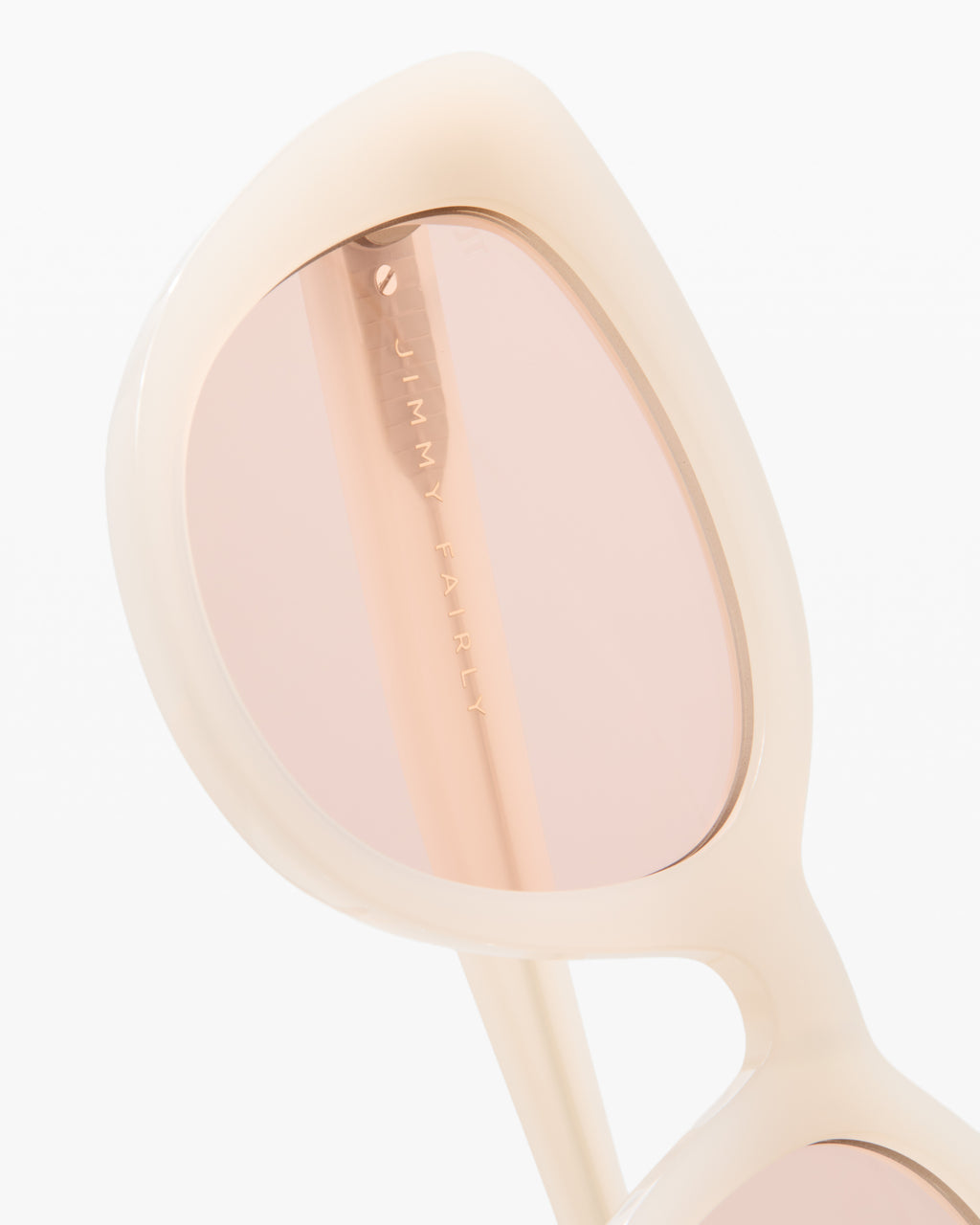 The Sofia Butterfly Women's Sunglasses in Ivory