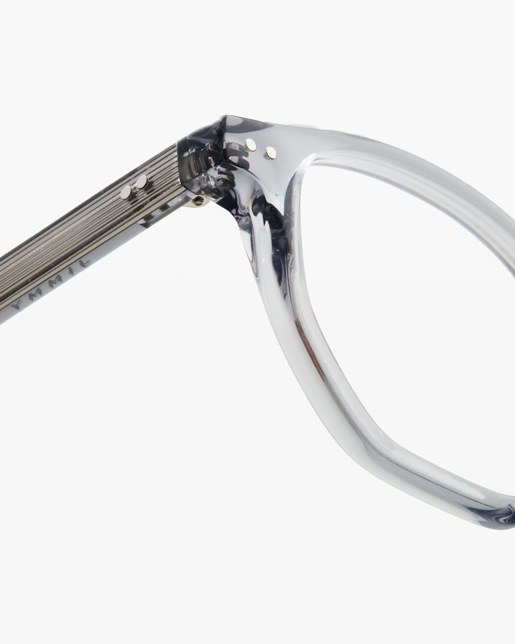 The Timo Rechteckig Herrenbrillen in Hellgrau