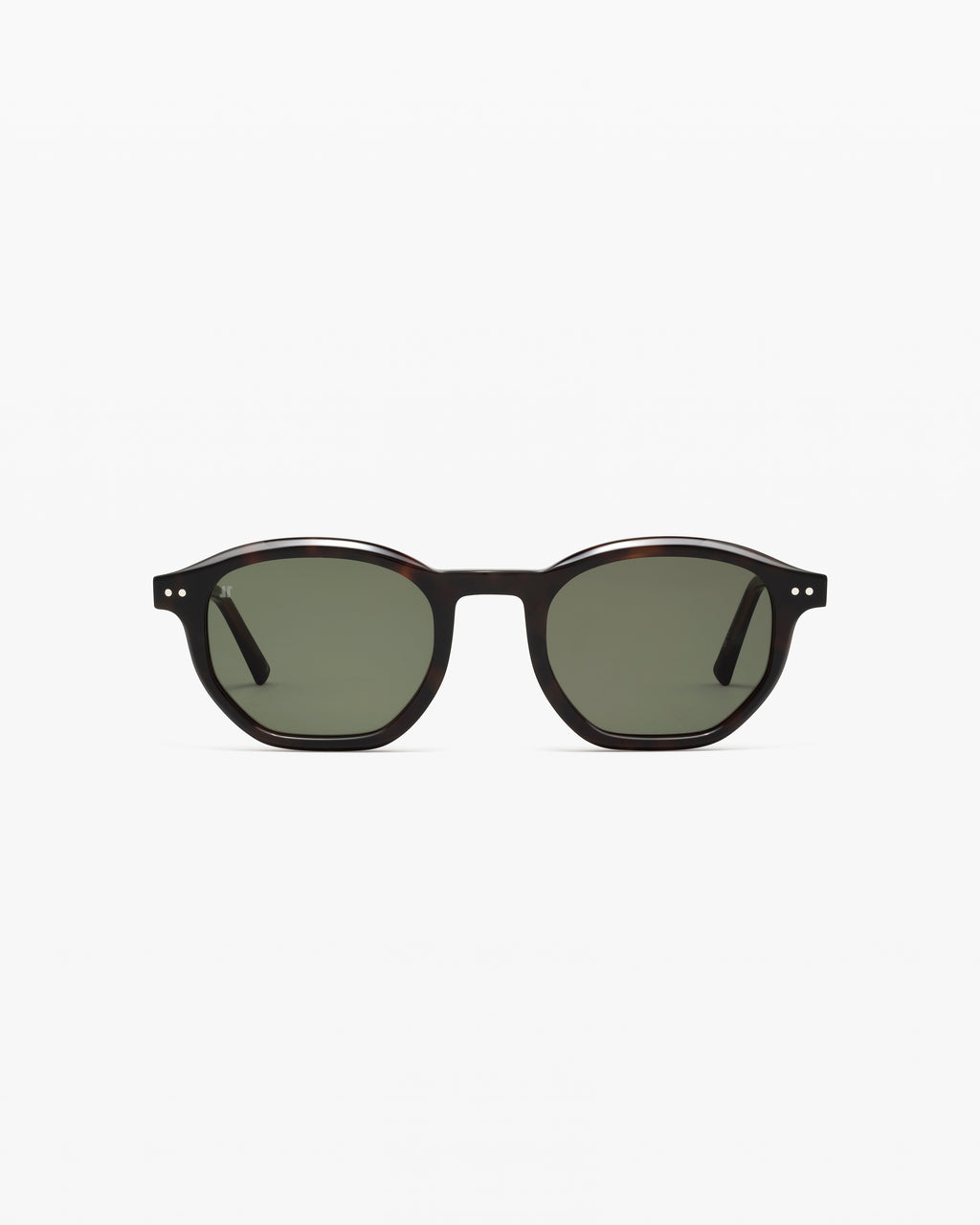 The Timo Round Men's Sunglasses in Dark Tortoise