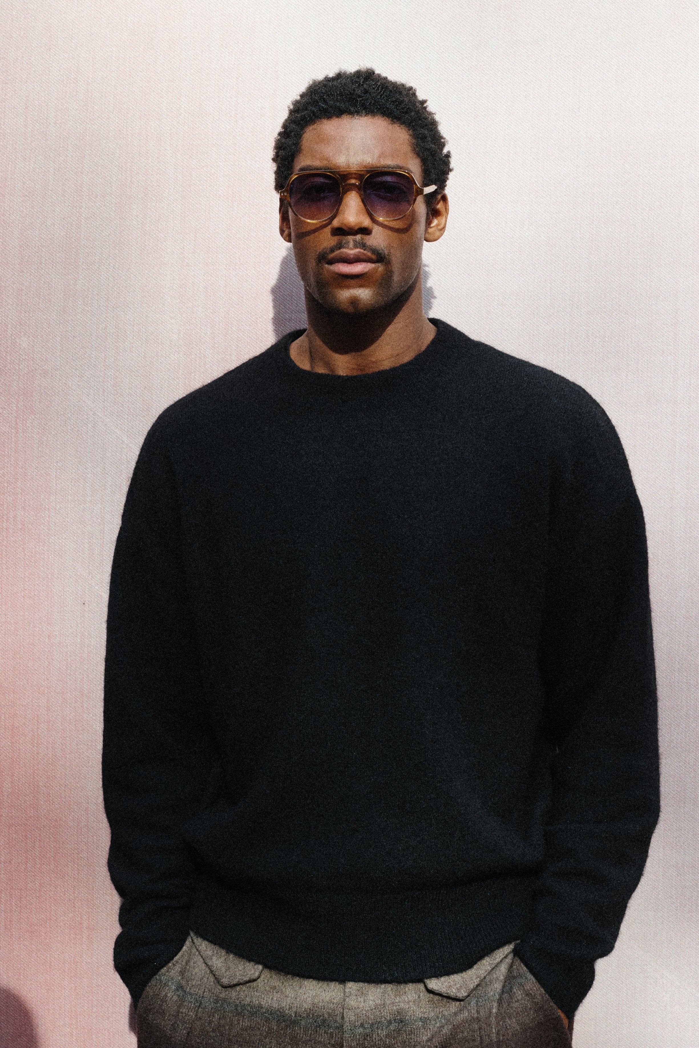 The Lars Aviator Men's Sunglasses in Brown