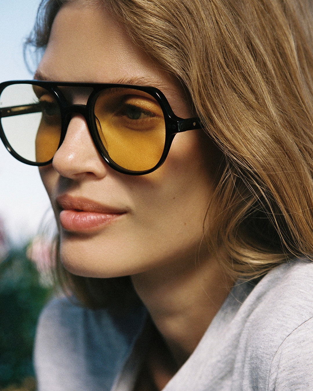 The Lars Aviator Men's Sunglasses in Black