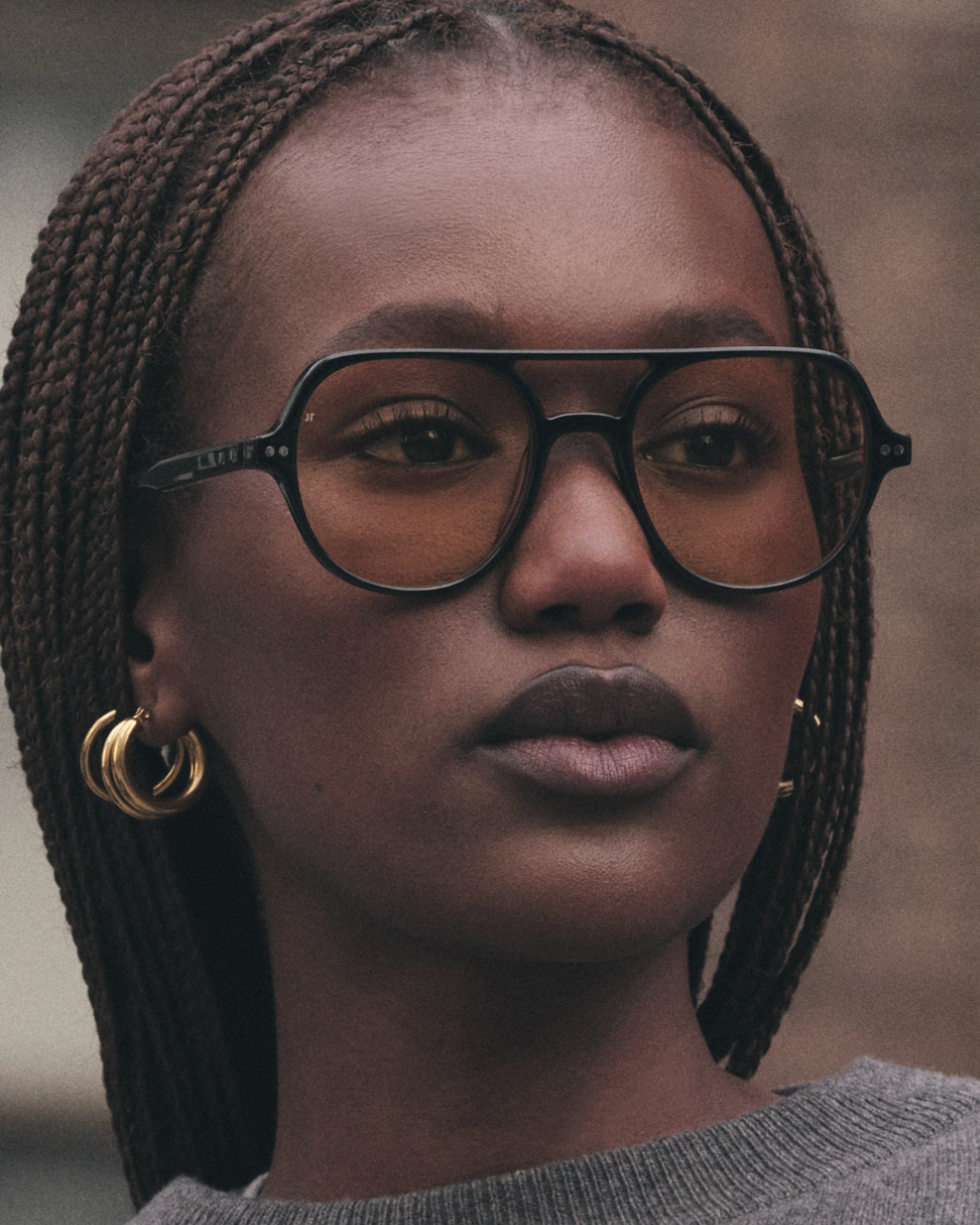 The Lars Aviator Men's Sunglasses in Black