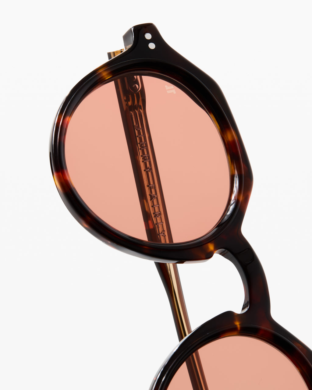 The Santino Rund Herren-Sonnenbrillen in Tortoise