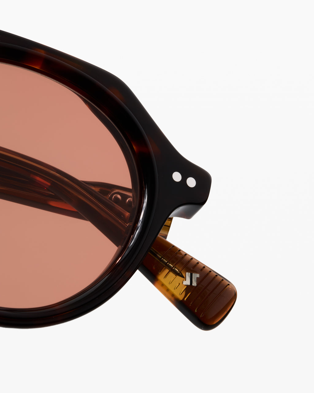 The Santino Rund Herren-Sonnenbrillen in Tortoise