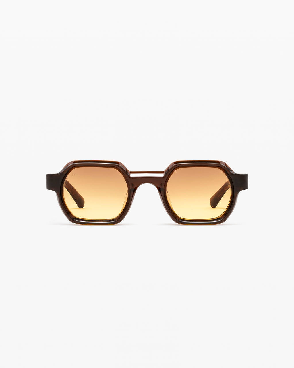 STUDIO.01 Rectangular Women's Sunglasses in Brown