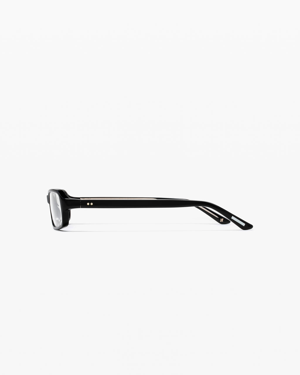 La Lola Rectangulaire Lunettes de Vue pour femme in Noir