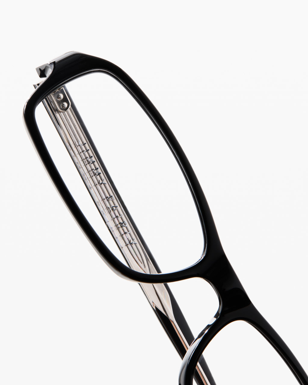 La Lola Rectangulaire Lunettes de Vue pour femme in Noir