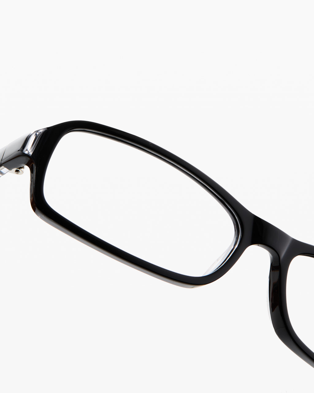 La Lola Rectangulaire Lunettes de Vue pour femme in Noir