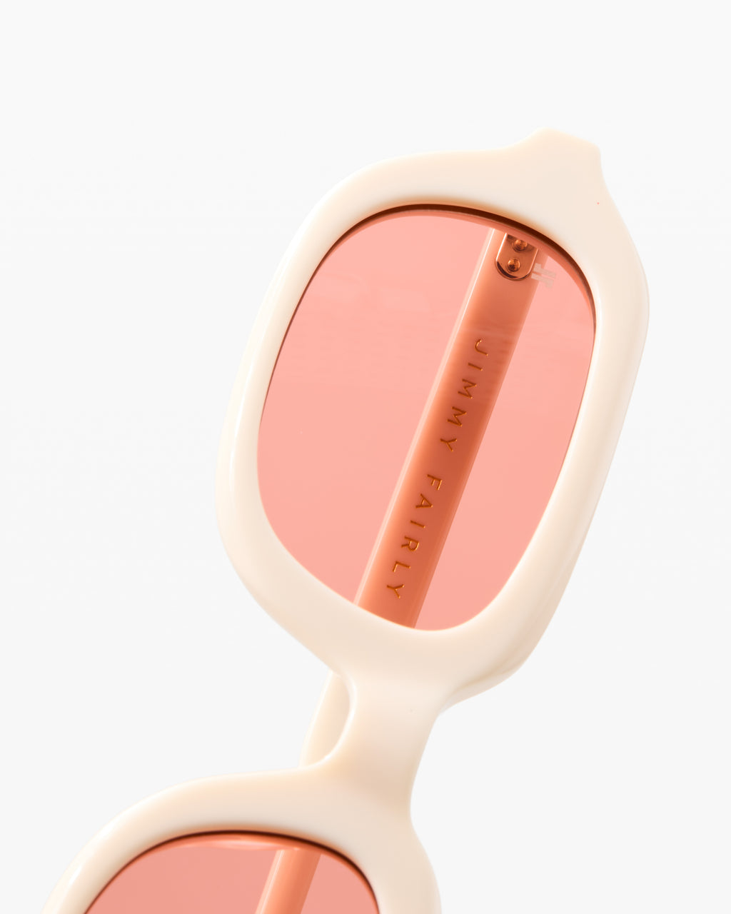 The Ely JF Colors Oval Damen-Sonnenbrillen in Creme